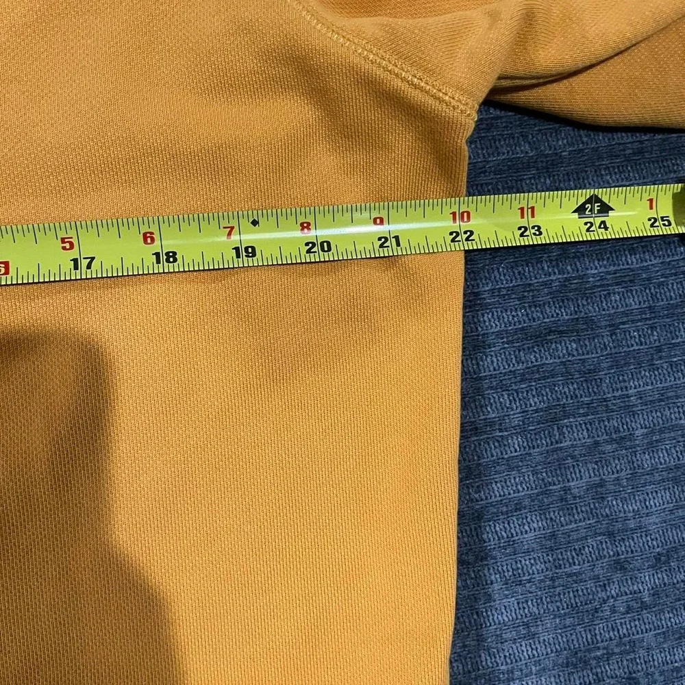 Brooks Brothers Crewneck Sweater Sweatshirt Yellow Mustard Medium Cotton